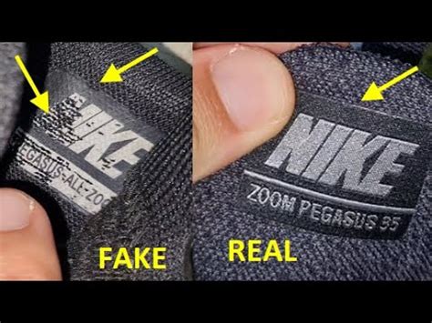 nike pegasus 33 original vs fake - Nike Zoom Pegasus real vs fake. How to spot fake Nike Zoom .